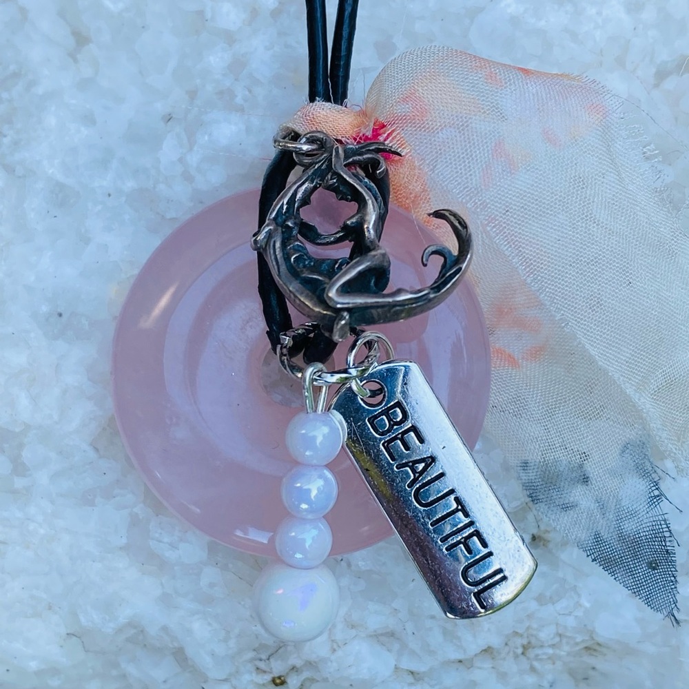 Rose Quartz Healing Necklace